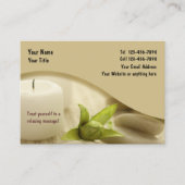 Zen Massage Design Visitekaartje (Voorkant)