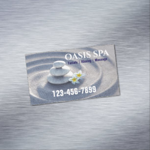Zen Massage Therapie Yoga Meditatie Beauty SPA Magnetisch Visitekaartje