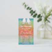Zen Massage Visitekaartje (Staand voorkant)