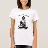 Zen Master - Boeddha meditatie T-shirt (Voorkant)