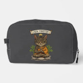 Zen Master Cat Funny Chill Gray Tabby Cat Gift  Toilettasje (Voorkant)
