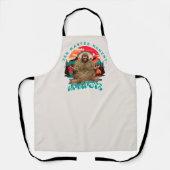 Zen Master Moment - Namaste Funny Bigfoot Schort (Voorkant)