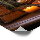 Zen Meditatie Boeddha 1 Poster (Hoek)