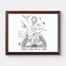 Zen-meditatie Mandala Wandkunst