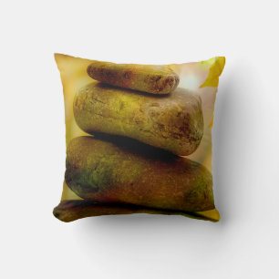 Zen meditatie stapelstenen kussen