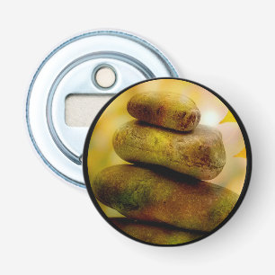 Zen meditatie-stenen button flesopener