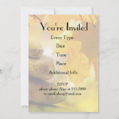 Zen meditatie-stenen en Maple Leaves Kaart (Achterkant)