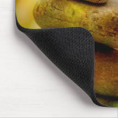 Zen meditatie-stenen en Maple Leaves Muismat (Hoek)