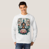 Zen meditatie symbolen t-shirt (Voorkant volledig)