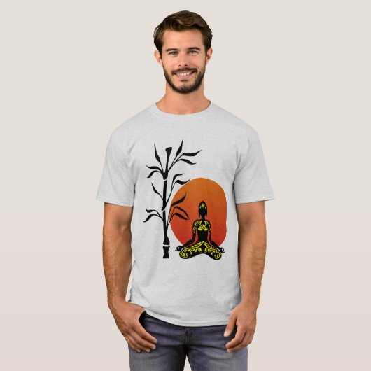 Zen meditatie t-shirt (Voorkant volledig)