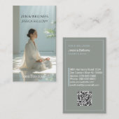 Zen-meditatie Visitekaartje (Voorkant / Achterkant)