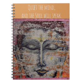 Zen Meditation Buddha Art Spiral Notebook Notitieboek
