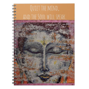 Zen Meditation Buddha Art Spiral Notebook Notitieboek