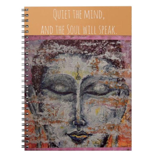 Zen Meditation Buddha Art Spiral Notebook Notitieboek (Voorkant)