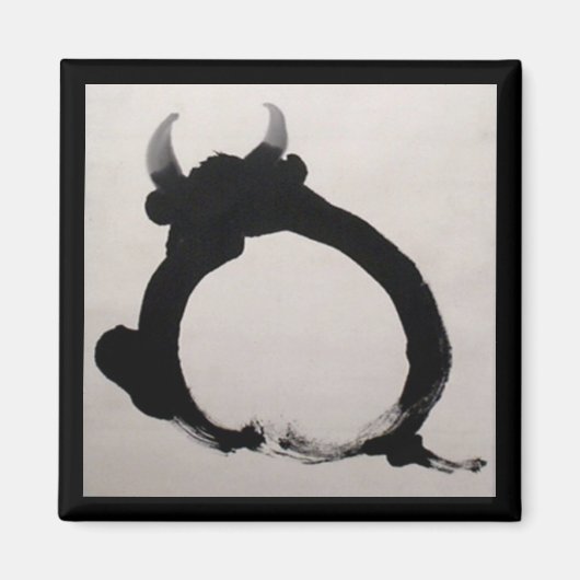 Zen meditation magnet (Voorkant)