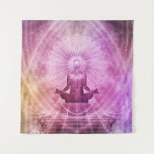 Zen Meditation Mandala Wall Tapestry Wandkleed (Voorkant)
