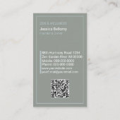 Zen Meditation Visitekaartje (Achterkant)