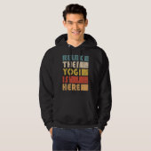 Zen Meditation Yoga Relax The Yogi Omm Hoodie (Voorkant volledig)