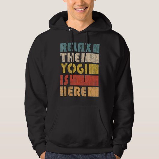 Zen Meditation Yoga Relax The Yogi Omm Hoodie (Voorkant)