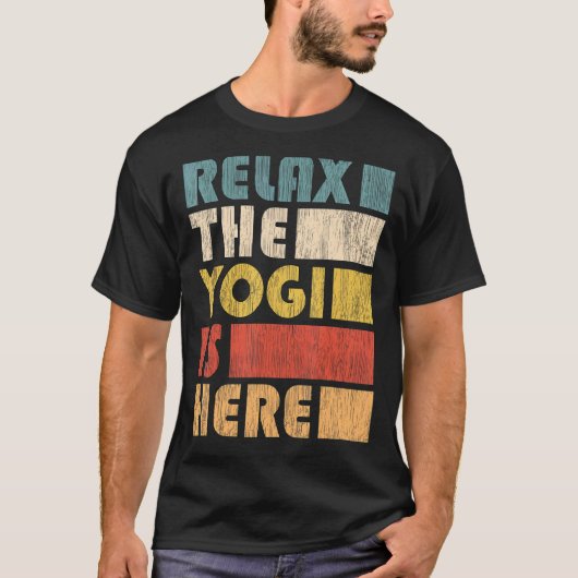 Zen Meditation Yoga Relax The Yogi Omm T-shirt (Voorkant)