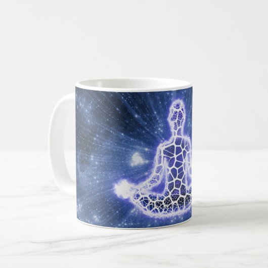 Zen Meditation Yoga Tea Cup Mok (Voorkant links)