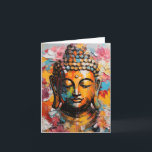 Zen Mediterende Boeddha Kunst Kaart<br><div class="desc">Zen Mediterende Boeddha Kunst Kaart</div>