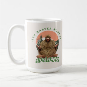 Zen Meester Moment Namaste - Bigfoot Meditatie Koffiemok
