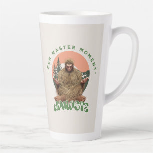 Zen Meester Moment Namaste - Bigfoot Meditatie Latte Mok