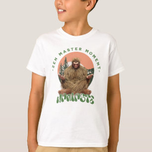 Zen Meester Moment Namaste - Bigfoot Meditatie T-shirt