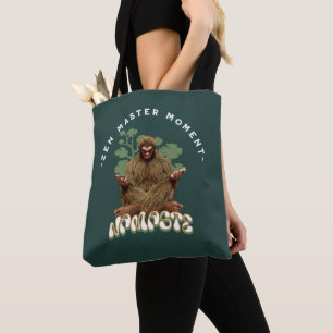 Zen Meester Moment Namaste - Bigfoot Meditatie Tote Bag