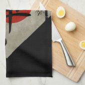 Zen met Enō Circle #2 Theedoek (Quarter Fold)