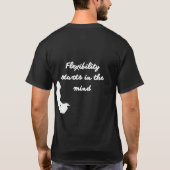 Zen Mind Yoga ZWART T-shirt (Achterkant)