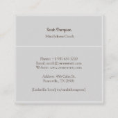 Zen Mindfulness Coach Visitekaartje (Achterkant)