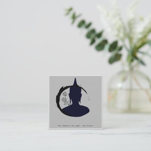 Zen Mindfulness Coach Visitekaartje (Staand voorkant)