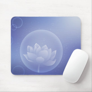 Zen Mindfulness Gift - Soft Lotus Flower Mouse Pad Muismat