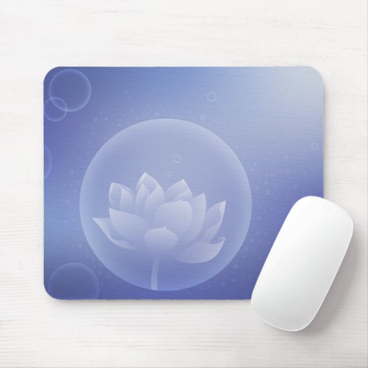 Zen Mindfulness Gift - Soft Lotus Flower Mouse Pad Muismat (Met muis)