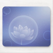 Zen Mindfulness Gift - Soft Lotus Flower Mouse Pad Muismat (Voorkant)