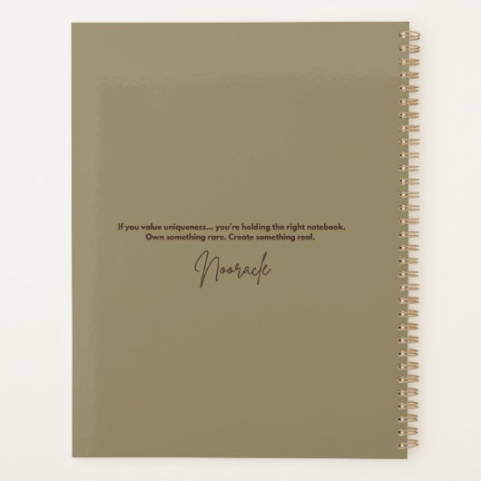Zen Mindfulness Planner (Achterkant)