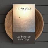 Zen Minimalist Simple New age Interior Designer Visitekaartje