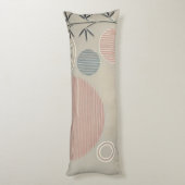 Zen minimalistisch ontwerp lichaamskussen (Achterkant (Verticaal))