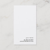 Zen minimalistische faux gouden folie cirkel cool  visitekaartje (Achterkant)