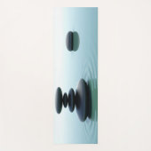 Zen-minimalistische kalmeringsstones yogamat (Voorkant)