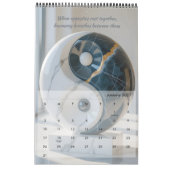 Zen Minimalistische Muur Kalender (Jan 2027)