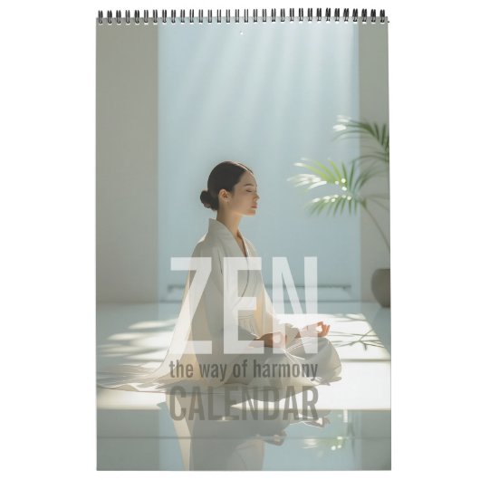 Zen Minimalistische Muur Kalender (Hoes)