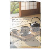 Zen Minimalistische Muur Kalender (Mar 2027)