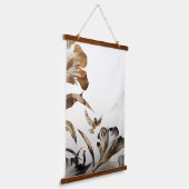 Zen Misty Mountain Birds Minimalist Nature Hangend Wandkleed (Gebogen)