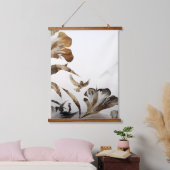 Zen Misty Mountain Birds Minimalist Nature Hangend Wandkleed (Slaapkamer)