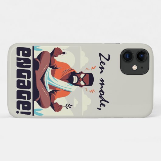 Zen Mode, doe mee! ⚡ Volwassenen zijn een glitch Case-Mate iPhone Case (Achterkant (horizontaal))