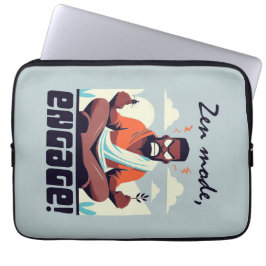 Zen Mode, doe mee! ⚡ Volwassenen zijn een glitch Laptop Sleeve