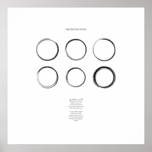 Zen Moment No.10 Poster (Voorkant)